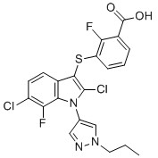 Cudetaxestat (synonymer: BLD-0409) CAS-nr:1782070-21-6