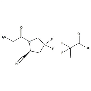 (S)-1-(2-Aminoacetyl)-4,4-difluorpyrrolidin-2-karbonitril Trifluoroacetat CAS-nr:1448440-40-1