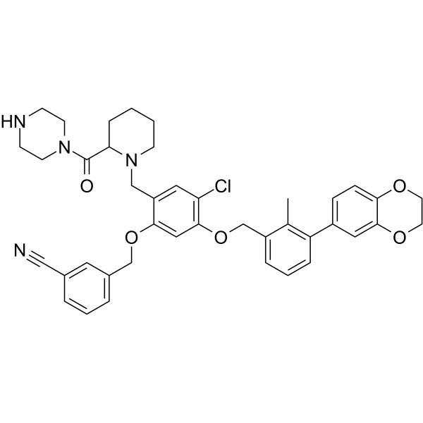 BMS-1166-N-piperidin-CO-N-piperazin CAS-nr: 2447066-14-8
