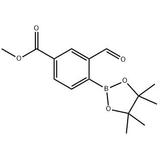 Bensoesyra, 3-formyl-4-(4,4,5,5-tetrametyl-1,3,2-dioxaborolan-2-yl)-, Metylester CAS-nr: 2271348-22-0