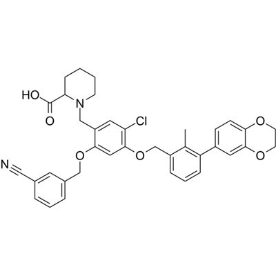 BMS-1166-N-piperidin-COOH CAS-nr:2447066-00-2